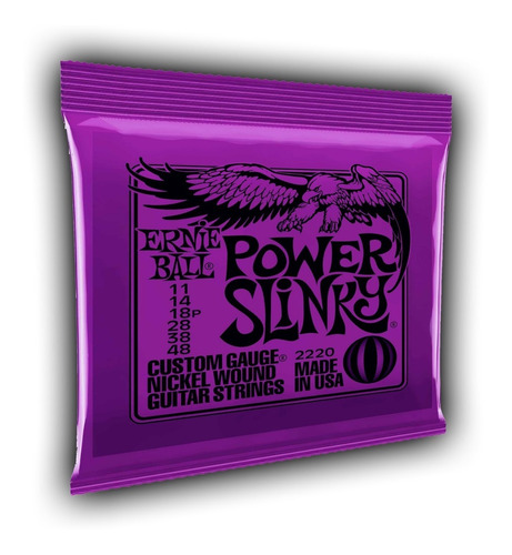 Juego De Cuerdas Ernie Ball Para Guitarra Electrica 2220