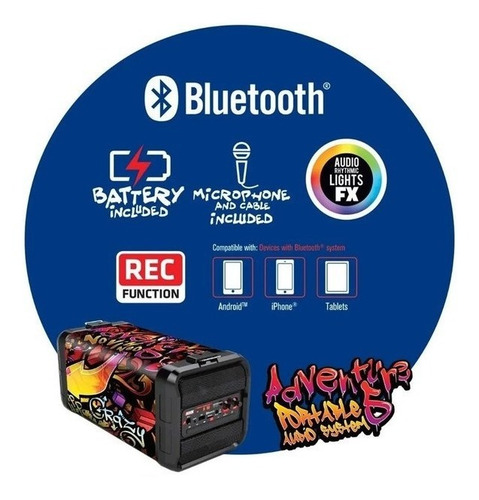 Imagen 3 de 10 de Parlante Portatil Bluetooth Novik Karaoke Mic