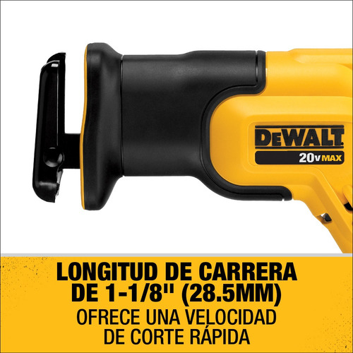 Sierra sable eléctrica inalámbrica DeWalt DCS387B 20V