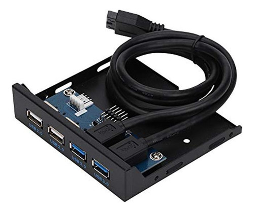 Hubs Usb Frontales, Panel De Expansión De 2 Puertos Usb3.0