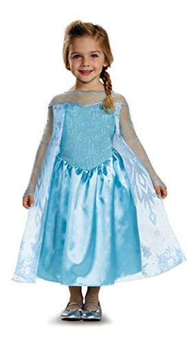 Disfraz De Elsa Clásico Para Niñas Pequeñas De Disguise