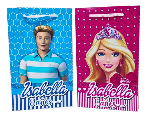 Bolsitas  Golosineras De Barbie Personalizadas ×10