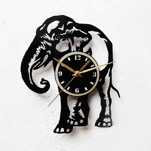 Reloj De Disco Vinil Vinilo Acetato Lp Elefante