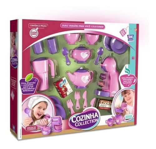 Kit Chazinho Café Princesa Cozinha Infantil Xícara Brinquedo