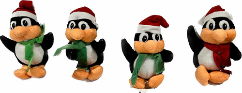 Pinguinos De Peluche X 4 Unidades