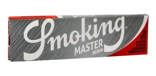 Caixa De Seda Smoking Master Medium 25 Un Original