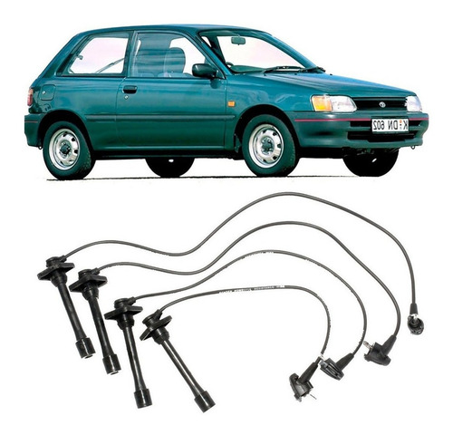 Juego Cable Bujia Para Toyota Starlet 1.5 4e-fe Ep91 1995-99