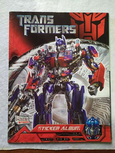 Álbum Transformers Merlin Stickers 2007 Optimus Prime