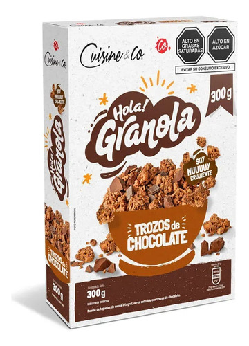 Nueva! Granola Cuisine Co Trozos De Chocolate 300g Importada