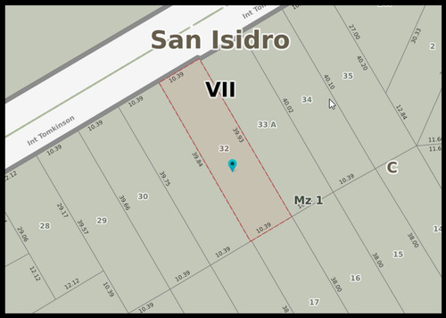 Imagen 1 de 7 de Venta Lote En San Isidro - 414m2 Tomkinson Al 1450