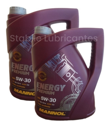 2 Bidones Aceite Mannol Energy Premium 5w30 5lts - Sintetico