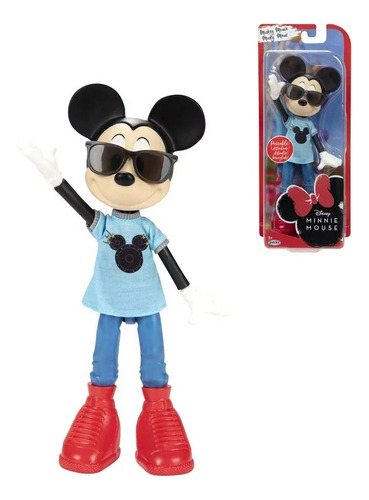 Muñeco Fashion Mickey Mouse Azul 14163