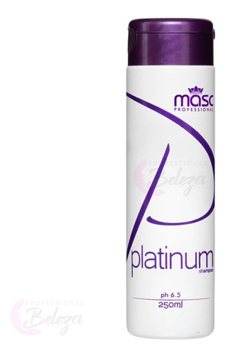 Imagem 1 de 5 de Shampoo Platinum Masc Professional 250g