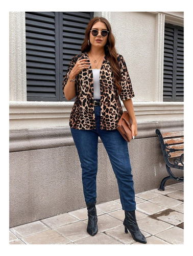 Ensamble Ligero Animal Print Talla Extra Envio Incluido