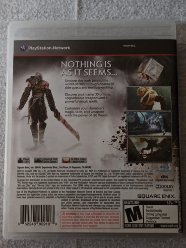 Nier Ps3 Playstation 3 Original Físico (Usado)