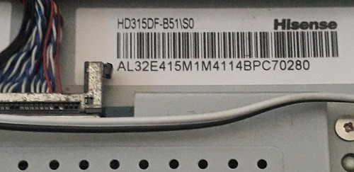 Imagen 2 de 5 de Pantalla Led 32 Pulgadas Hisense Hd315df-b51 Para Tv Led