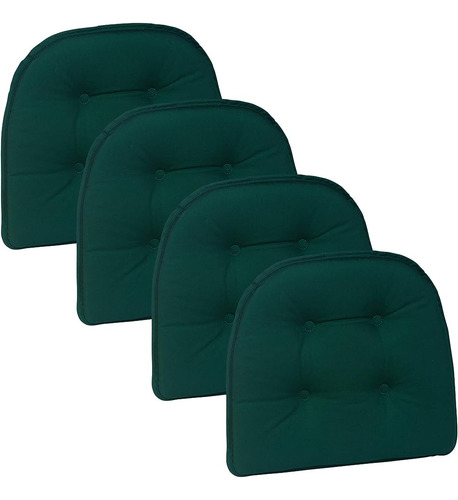 Klear Vu Twill Gripper Antislip Chairpad, Set De 4, 4 Count 