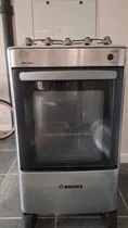 Comprar Cocina Gas Bronx Oliva Inox 4 Hornallas Igual A Nueva