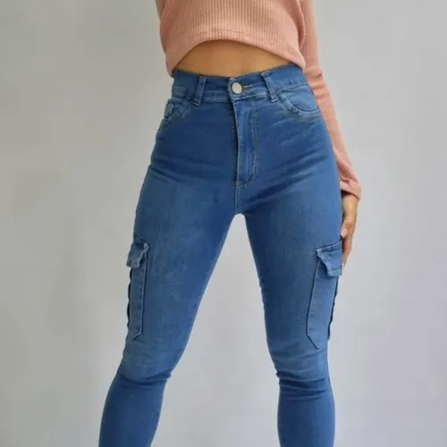 Jogger De Mujer Pantalón De Jeans Elastizado