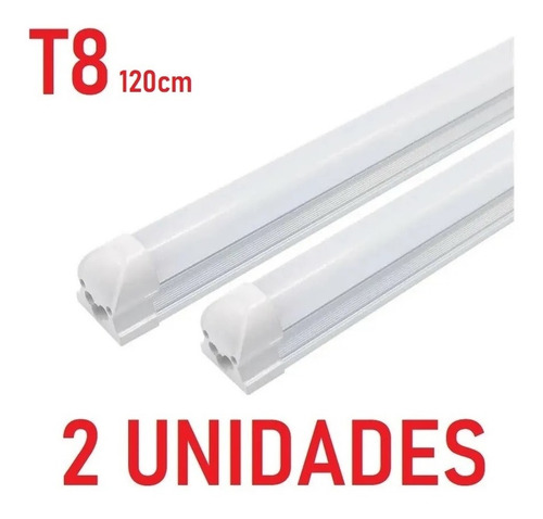 2 X Lamparas Led T8 Con Base 18w De 120cm , 110v  !!!