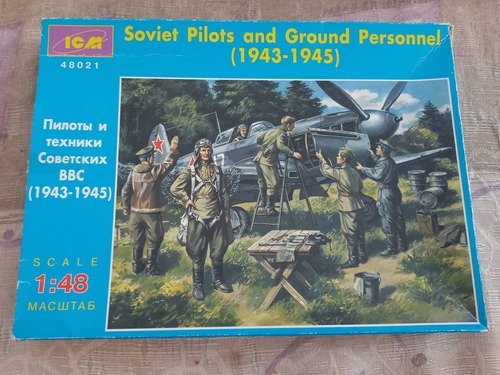 Soviet Pilots And Ground Personnel (1943-1945) Icm48021 1/48