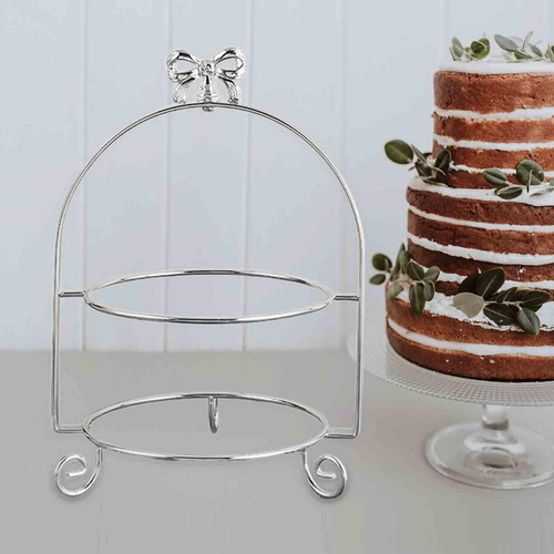 Expositor De Mesa Para Postres, Estante Argenta Y 2 Capas