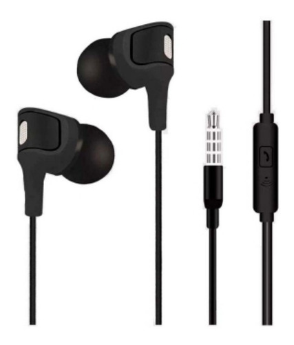 Auriculares Stereo In Ear Wuw Con Cable 1m Ficha Jack 3.5m 