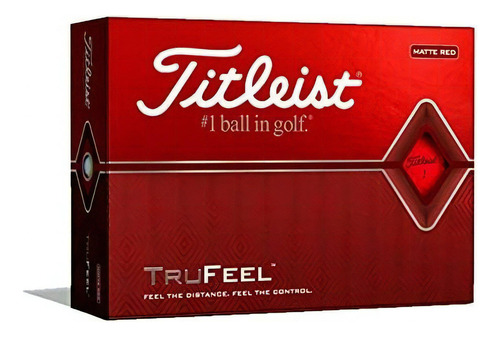 Pelotas Bolas De Golf Titleist Trufee Rojo