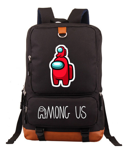 Mochila Casual Jovem Estudante De Gran Capacidad Among Us