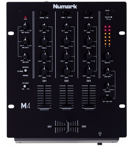 Numark M4 Black Mixer Dj Scratch Profesional De 3 Canales 