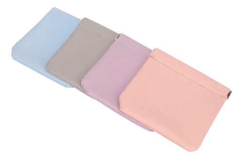 Mini Bolsa De Almacenamiento De Lápiz Labial De 4 Colores
