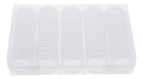 . 100x Cápsulas De Soporte De Caja De Almacenamiento De
