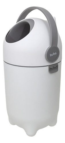 Lixeira Para Fraldas Anti Odor Buba Branca 10l Branco