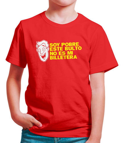 Polo Niño Soy Pobre (d0851 Boleto.store)