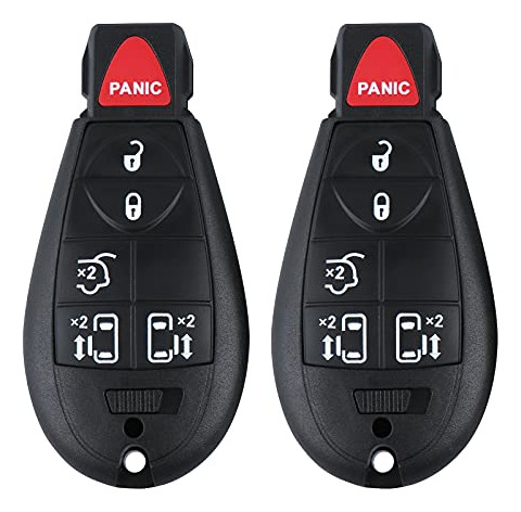 5+1 Buttons Car Keyless Entry Remote Control Key Fit For Dod