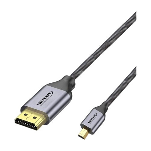 Cable Hdmi A Micro Hdmi 4k 60hz Ver 2.0 De 10 Metros Netcom