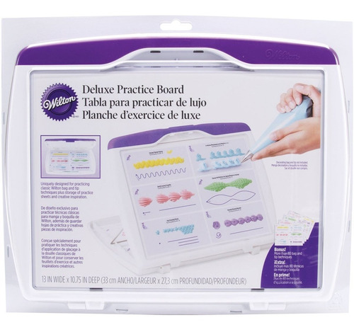 Wilton Deluxe Juego De Tablas De Práctica Para Decoración De