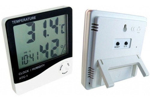 Termometro De Pared Digital -control De Humedad - Alarma