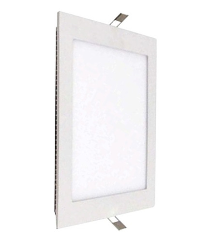 Lampara  De Empotrar Cuadrada 6w 6500k  Luz Blanca  110/220