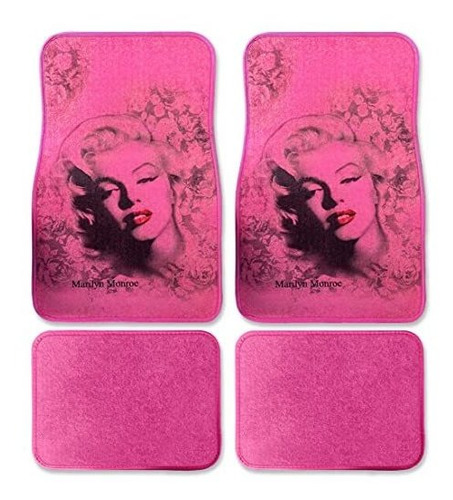 Tapete, Alfombra Para Aut Tapetes - Pink Marilyn Monroe Prin