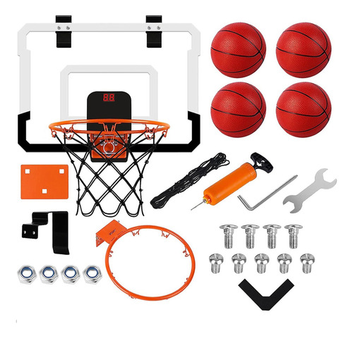 Mini Aro De Baloncesto Para Interiores Con Marcador Electrón