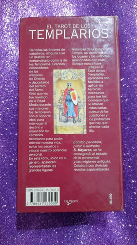 El Tarot De Los Templarios Con Cartas Y Libro P Interpretar