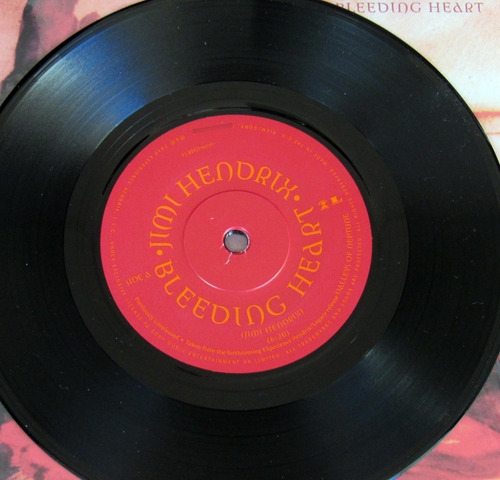 7 Single Ingles - Jimi Hendrix - Bleeding Heart (1990) **ex! (Usado)