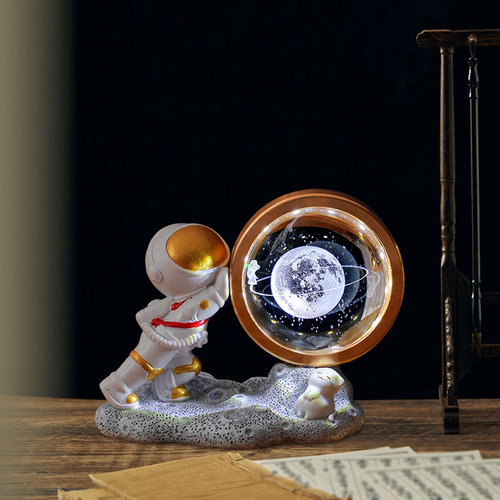 Luz De Noche De Bola De Cristal 3d, Lámpara De Estilo C