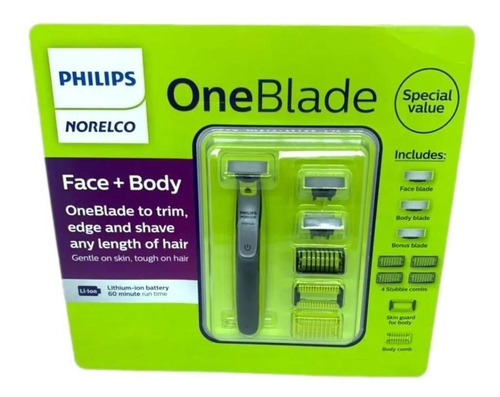 Barbeador Philips Norelco One Blade Face Body