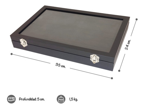 Imagen 5 de 10 de Estuche Terciopelo Caja Porta Anillos Con Tapa Exhibidor