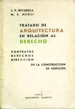 Tratado De Arquitectura En Relacion Al Derecho