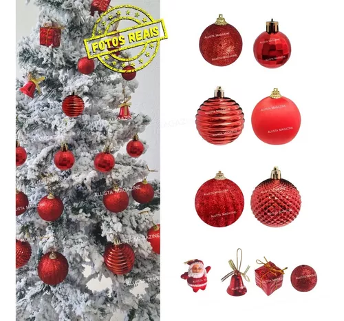 Mini Árvore De Natal Decorada 30cm - Bom Preço Magazine