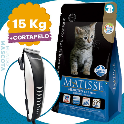 Alimento Matisse Gato Kitten / Cachorro 15 Kg + Regalo