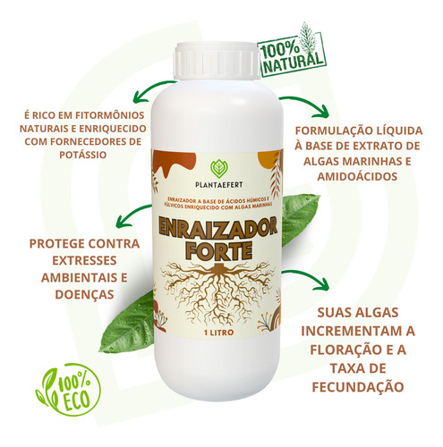 Adubo Npk Enraizador Forte De Plantas 1 L, Grama, Gramados